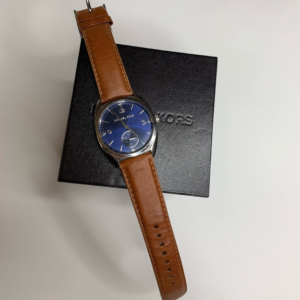 Leather Michael Kors Watch